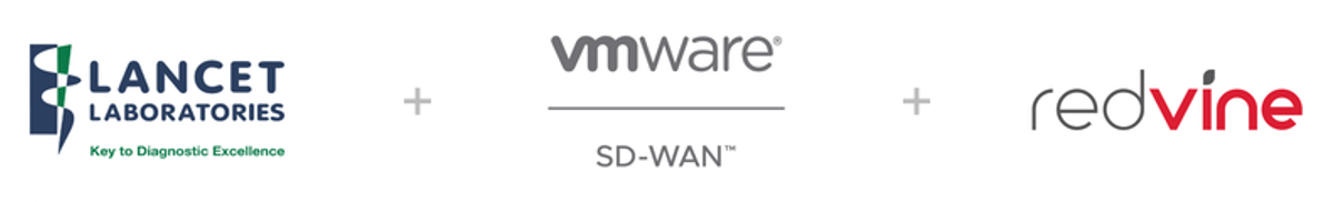 Lancet Laboratories + VMware SD-WAN + Redvine Networks partnership