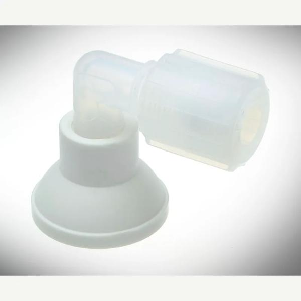 GPT-S28-(XX)L Teflon #28 Socket / 90 Degree Elbow Adapter