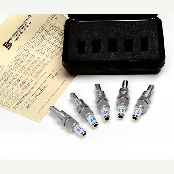 CO-QC8-SS-SET Stainless Steel Critical Orifice Set