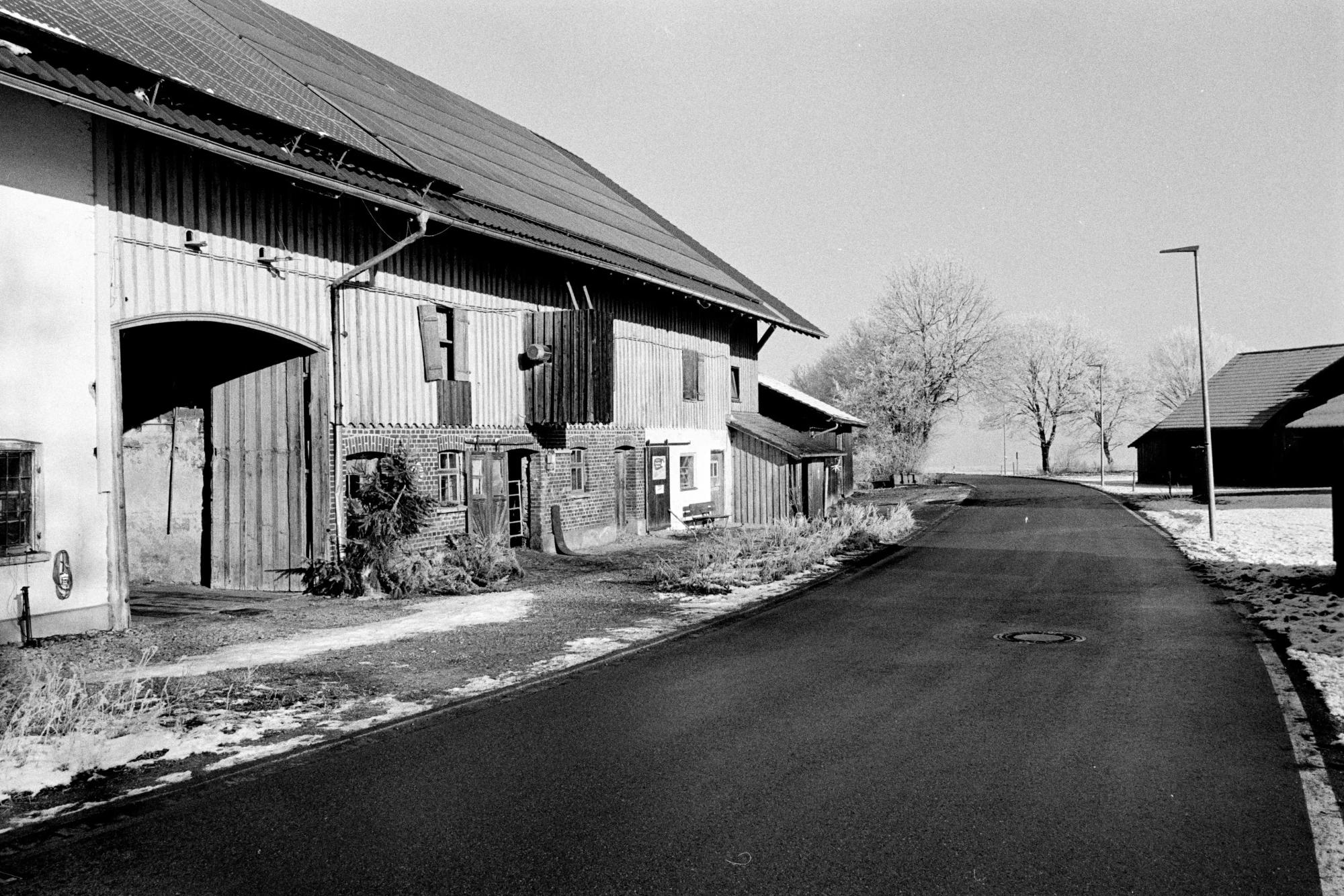 straße winter