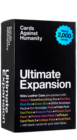 Cards Against Humanity - Red, Green, and Blue Expansions Large Print a – 64  Ounce Games