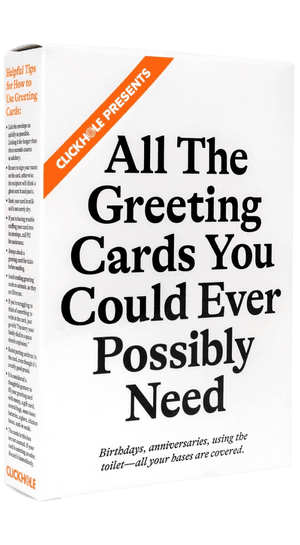 ClickHole Greeting Cards (Three-Quarter View of Box)