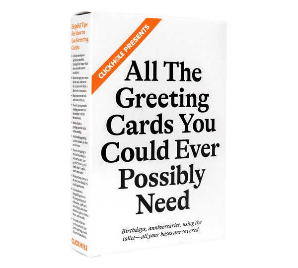 ClickHole Greeting Cards (Three-Quarter View of Box)