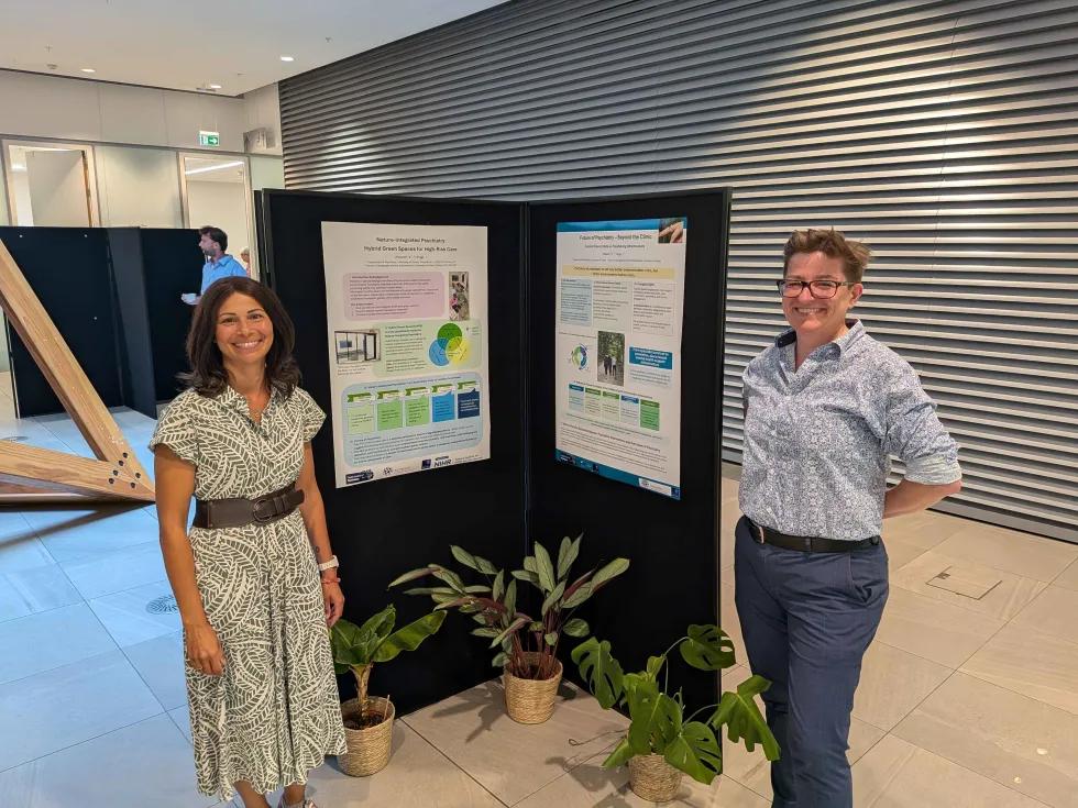 Dr Lalitha Iyadurai and Dr Katrin Wilhelm at the Future of Psychiatry event 2026.