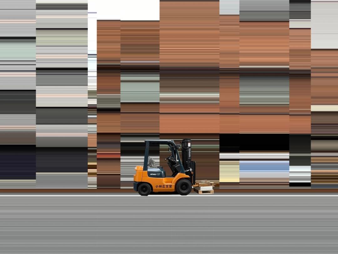 《STRIP / Scale figures》 Photo editing, 2024, Yoshiyuki Fujiwara