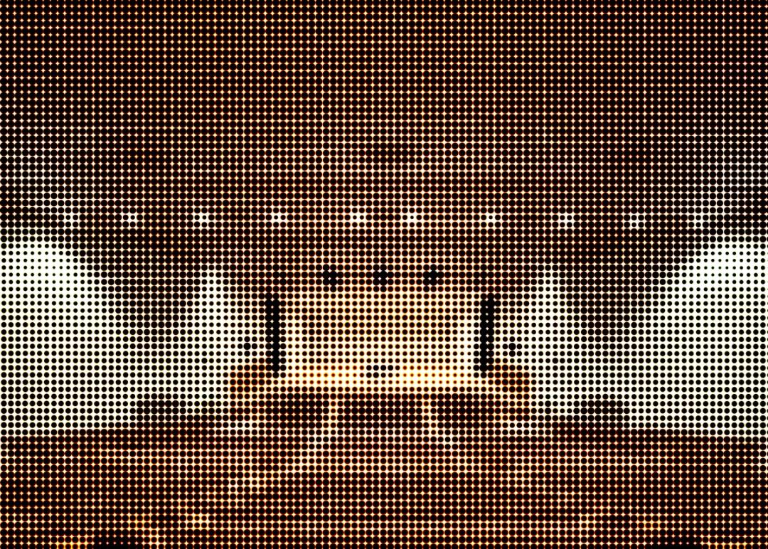 《Halftone》 Photo editing, 2024, Yoshiyuki Fujiwara