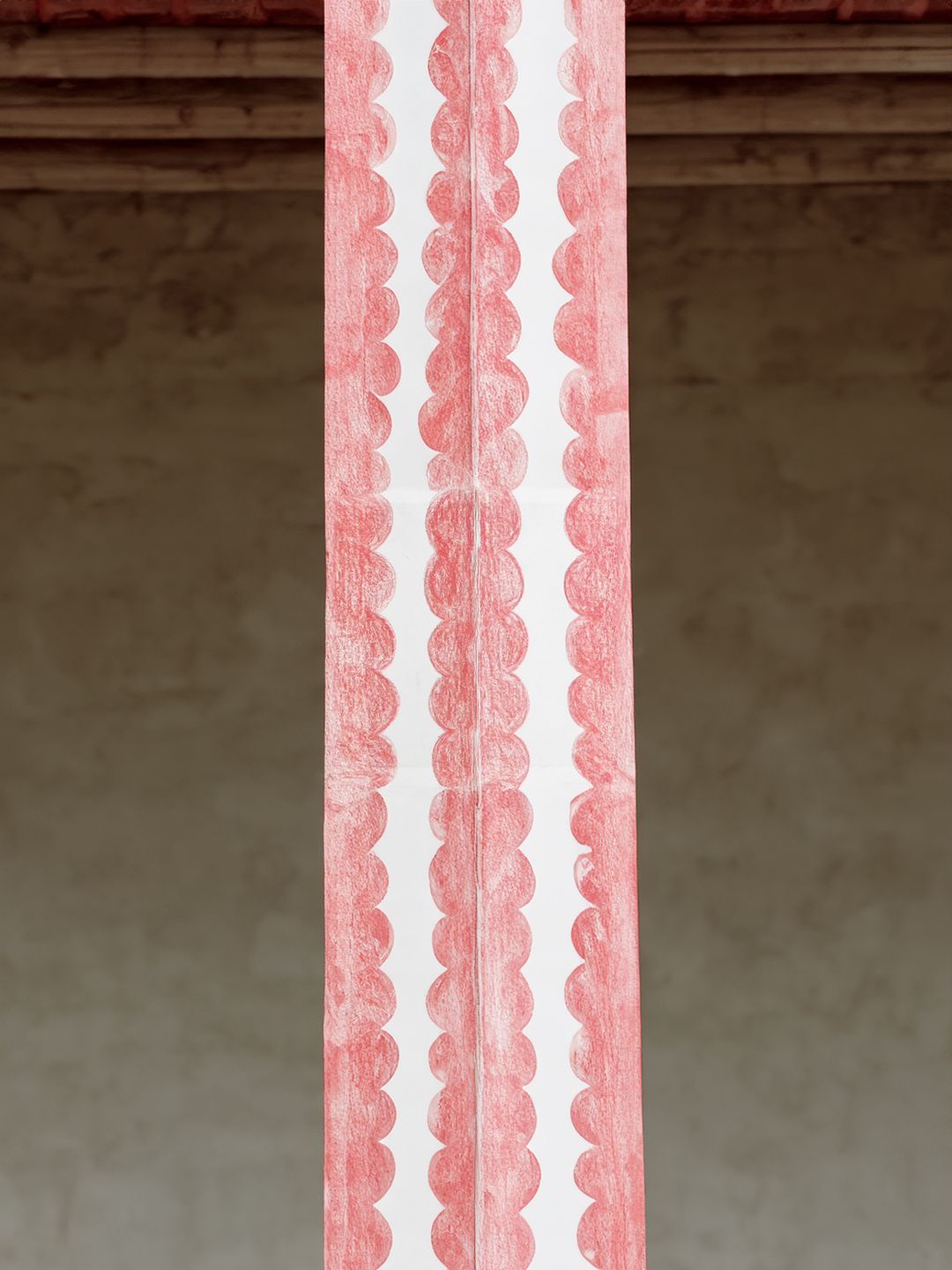 《Pattern top model》 column,wall pattern, 2024, Hitoki Keino
