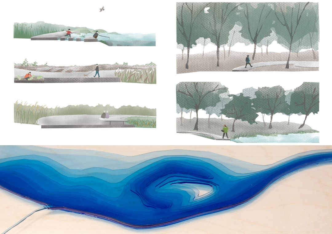'24 Diploma Project | 記憶を継承する治水拠点 | 水谷 優美 | 日比谷ランドスケープデザイン展2025 優秀賞