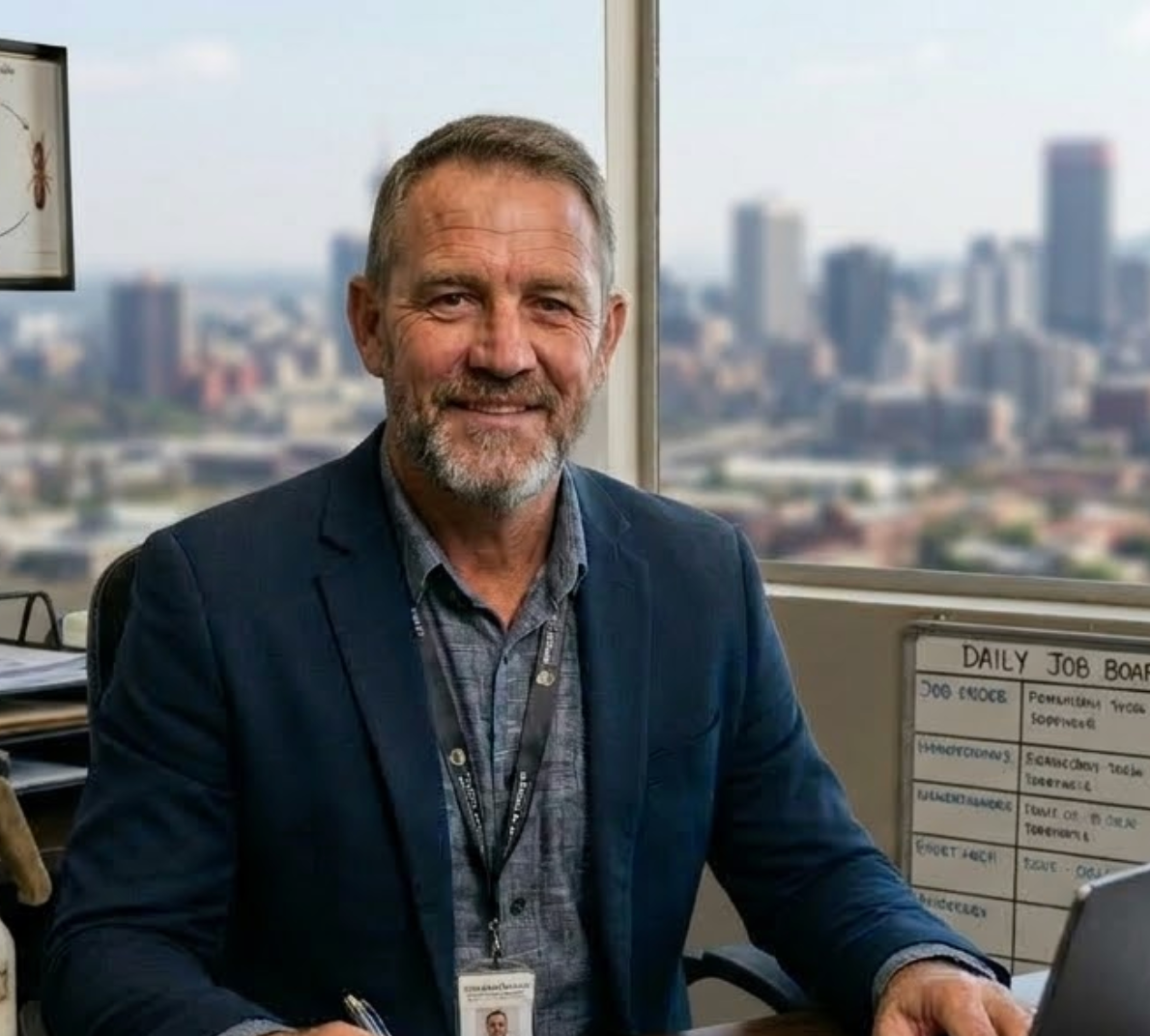 Dave, Gauteng's leading pest control expert and pest writer