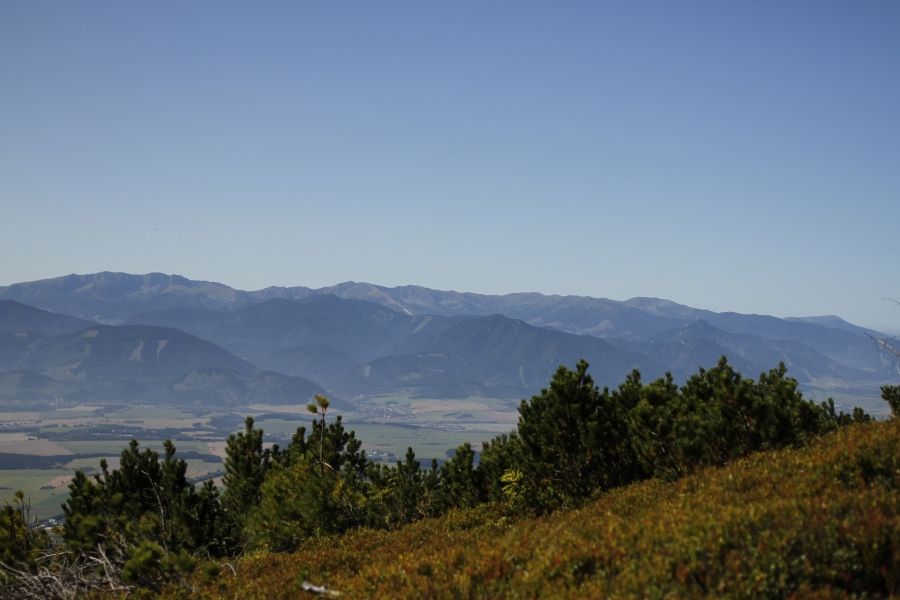 Liptov a v pozadí Nízke Tatry