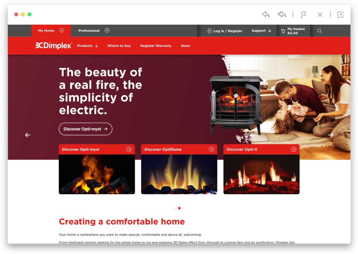 Dimplex screenshot