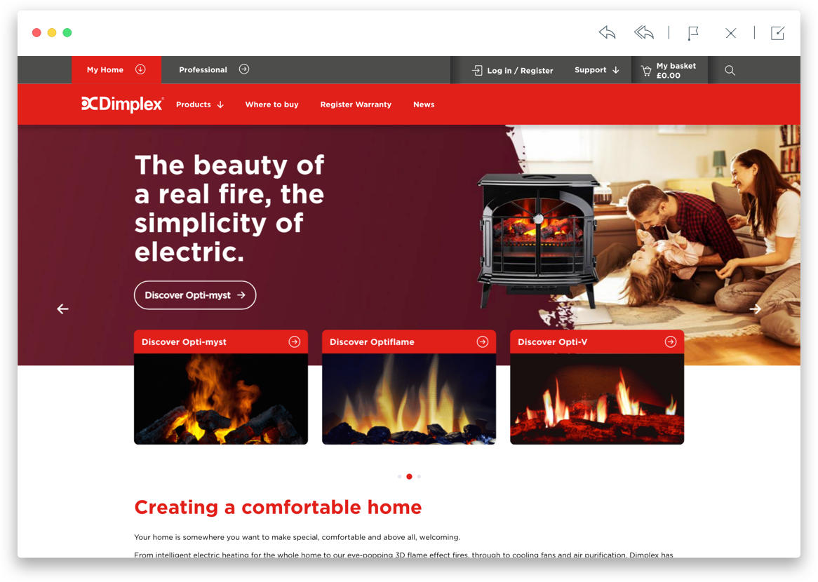 Dimplex screenshot