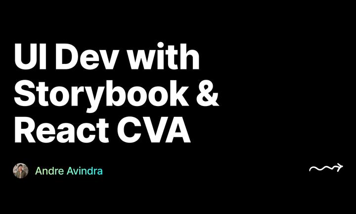 UI Dev with Storybook & React CVA