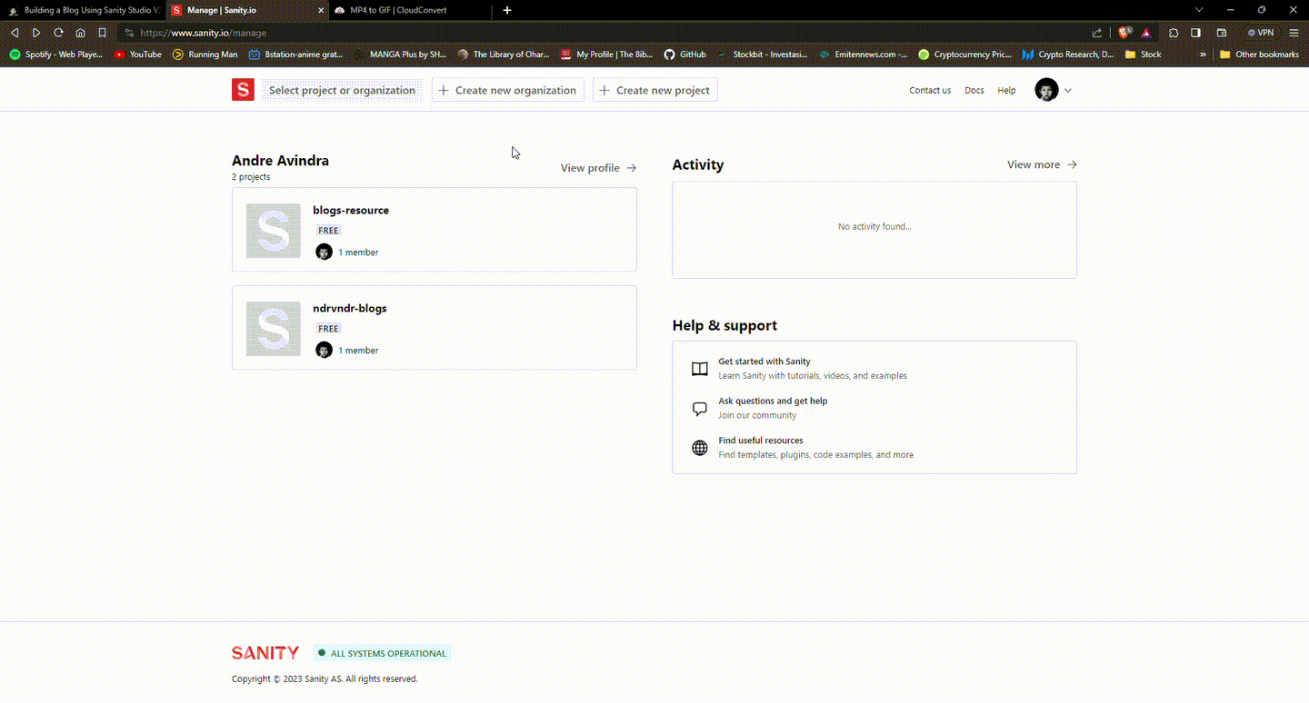 Screen recording of the blog homepage where the view counts on the article cards increase as each post is opened