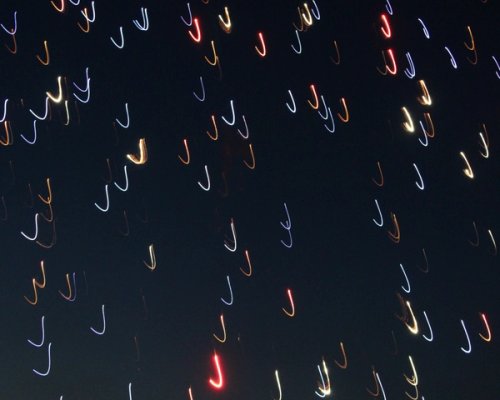 Abstract imagery of fireworks 