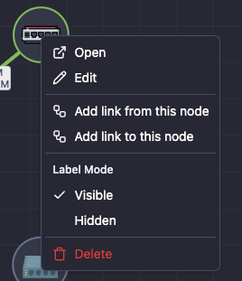 Add links with right click