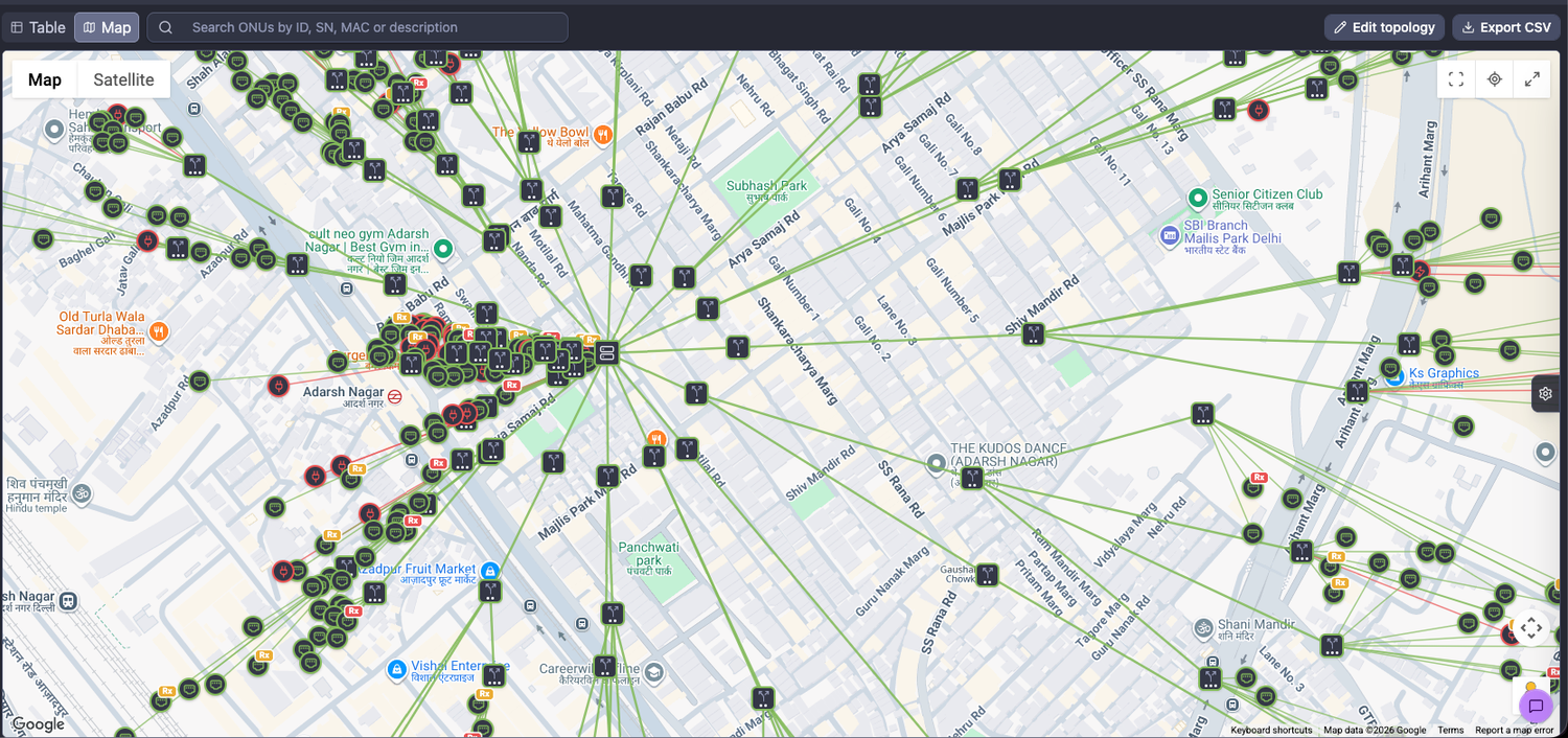 ONU GPS MAP