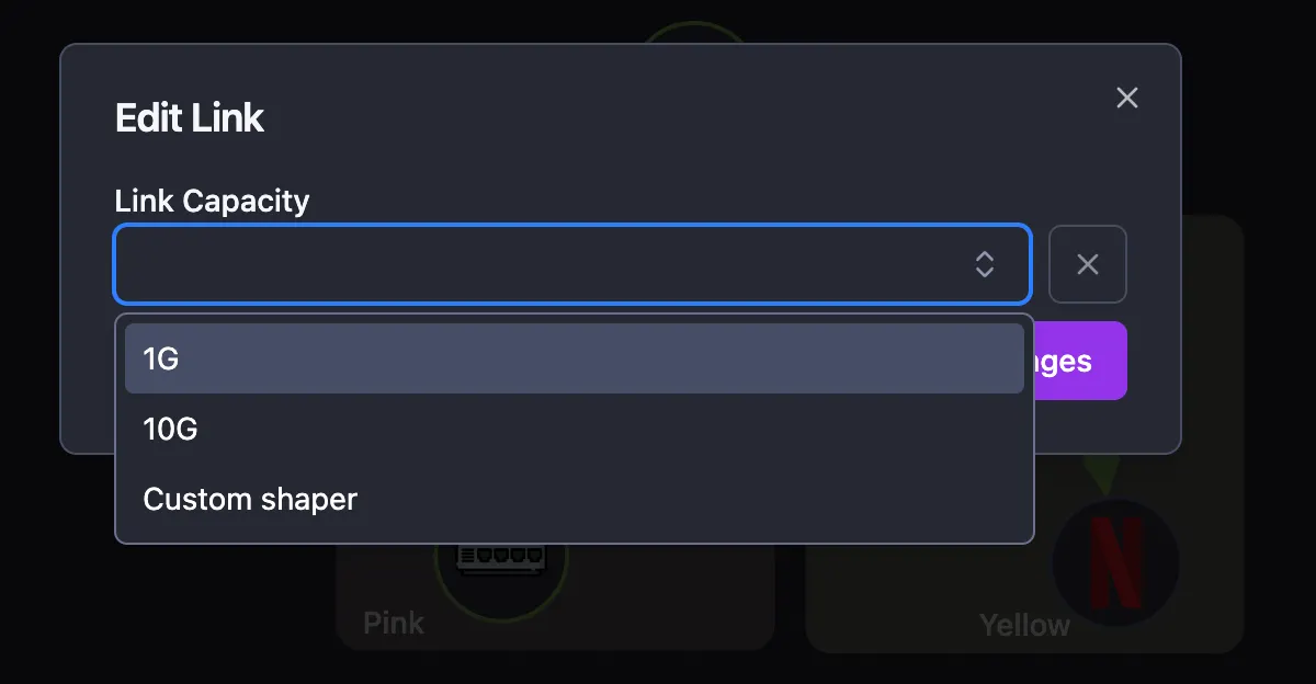 Custom Link Capacity