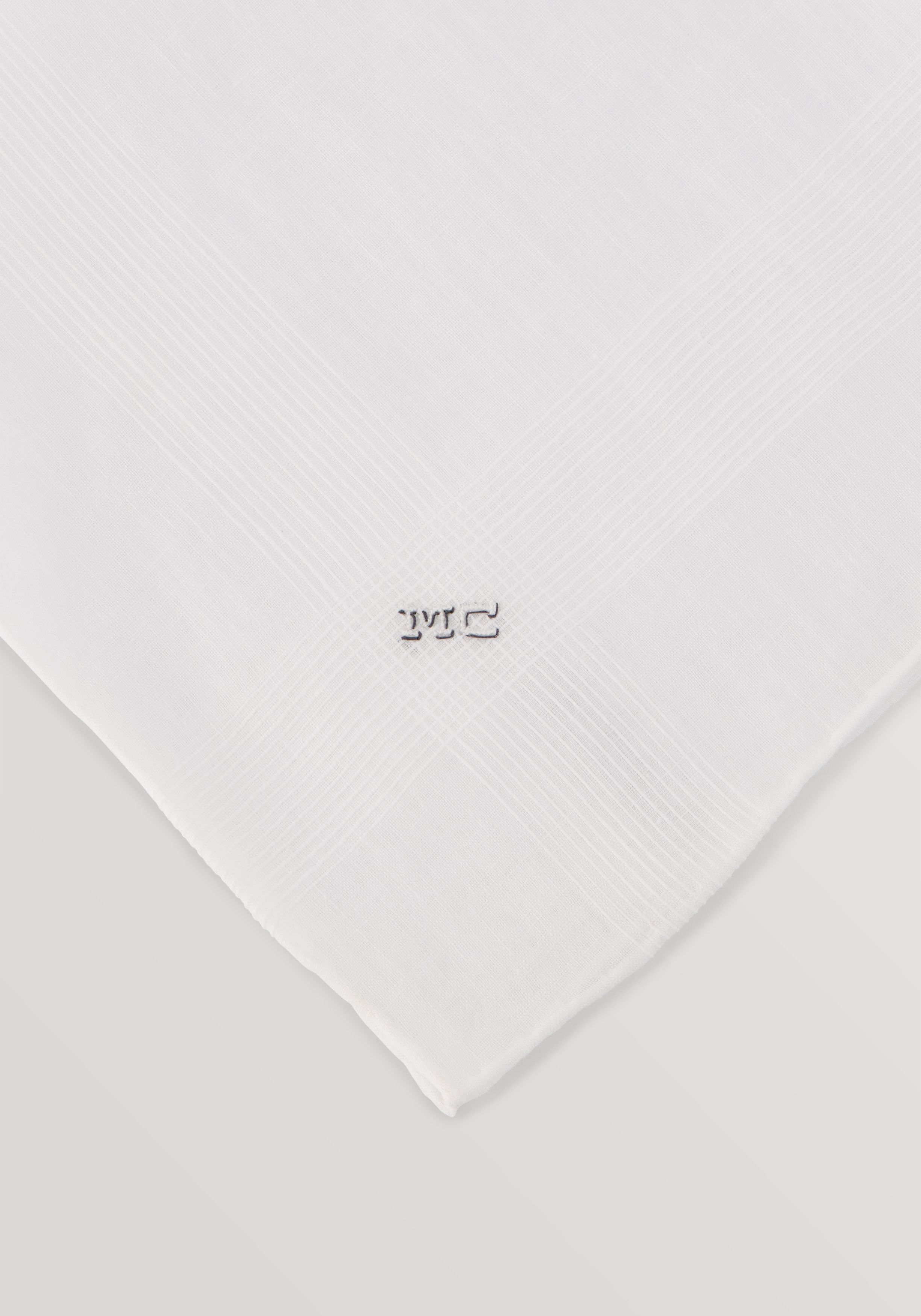 Monogrammed handkerchief 