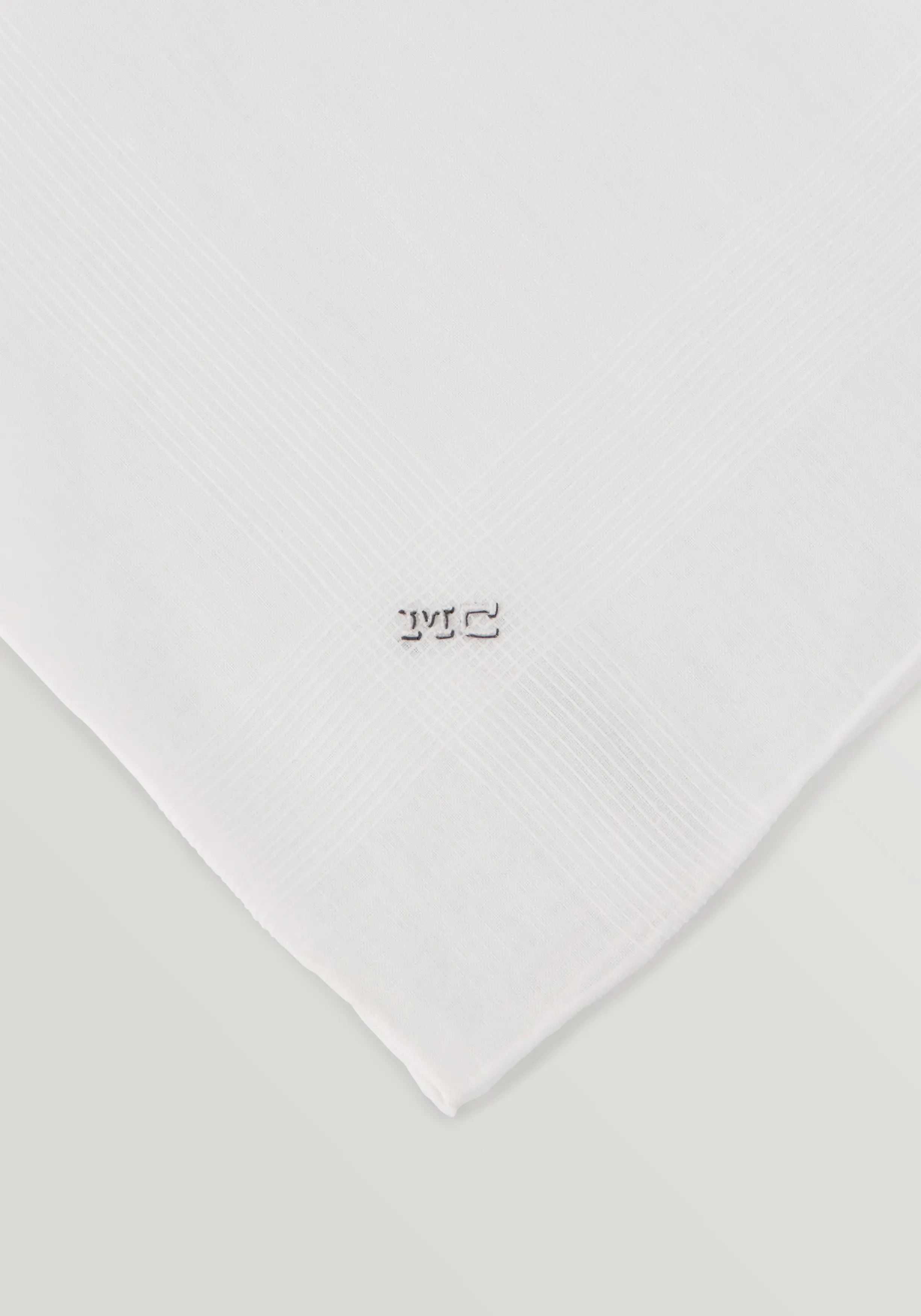 Monogrammed handkerchief 
