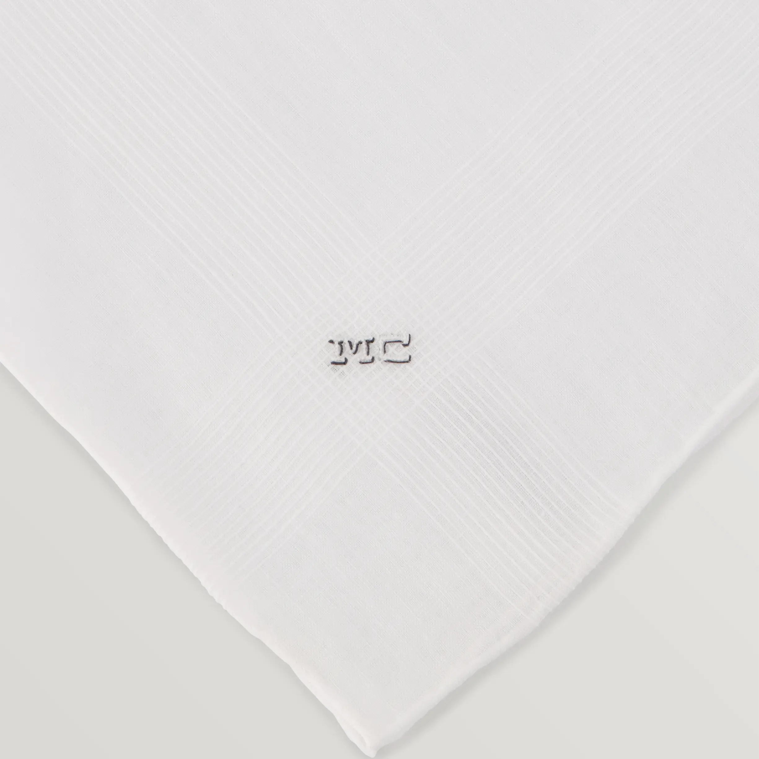 Monogrammed handkerchief