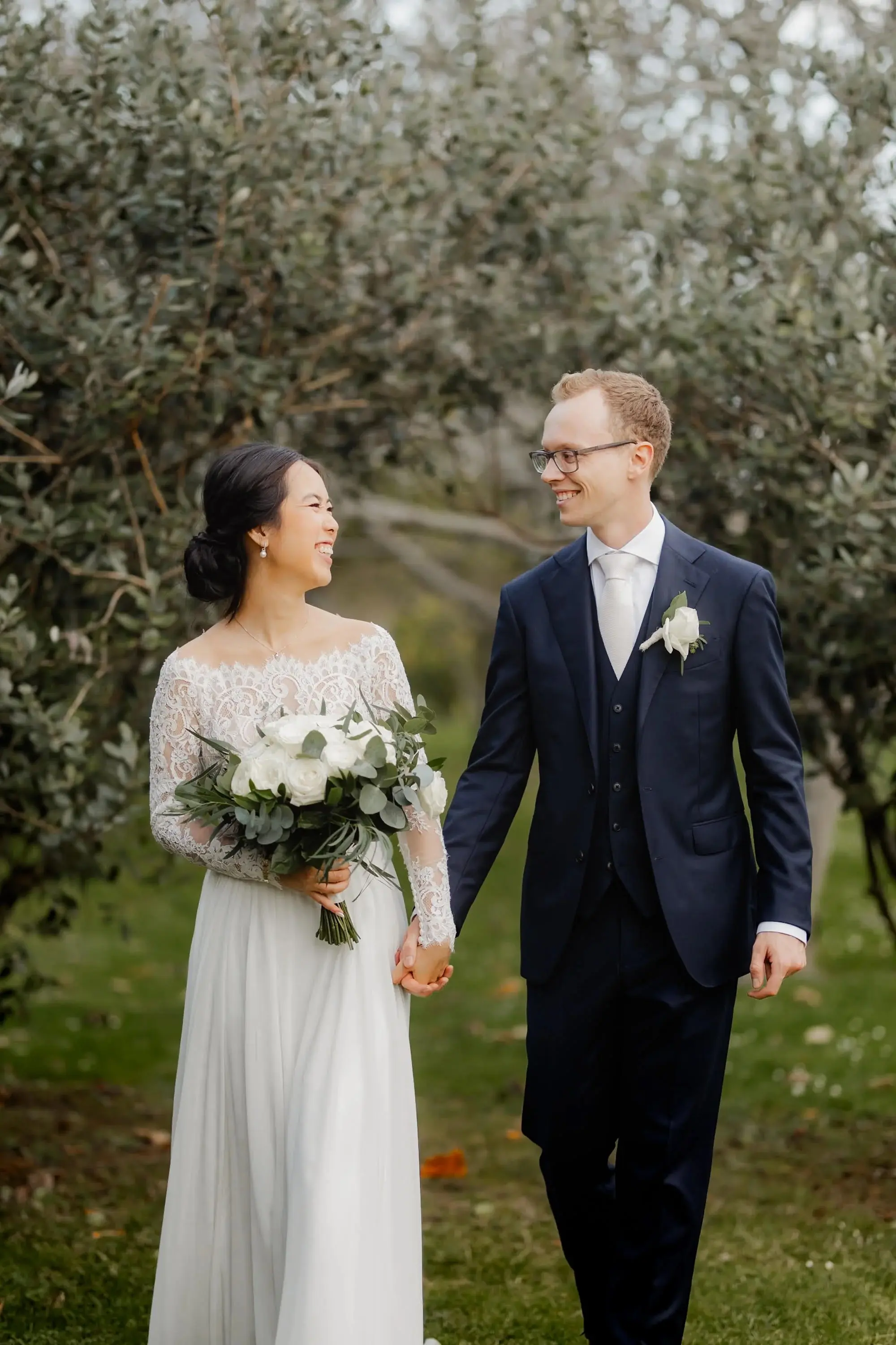 Harvey and Vanessa in a Wedding Dress and Tuxedo