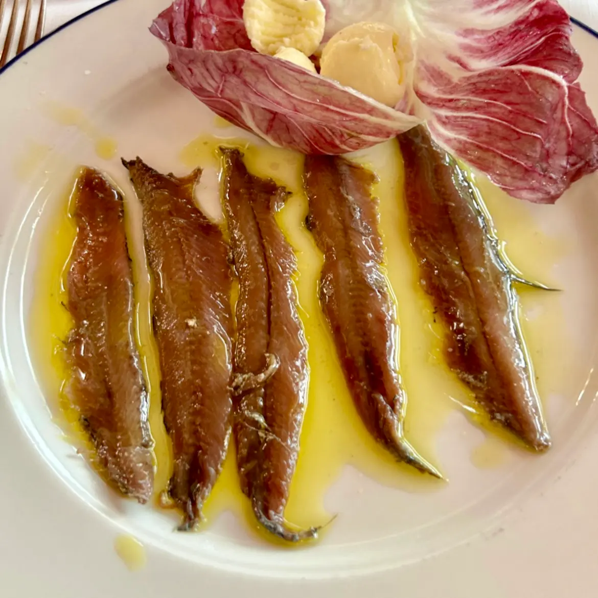 Seafood dish on a plate