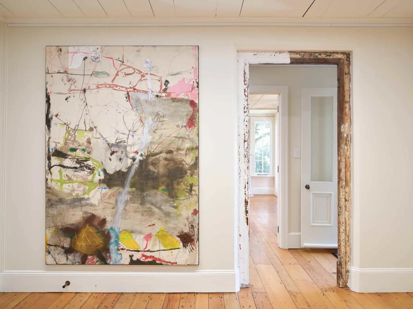 artwork on gallery wall