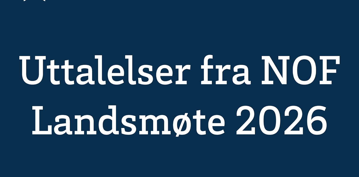 Hovedbilde for artikkelen: "En hilsen fra NOFs landsmøte til Hans Majestet Kong Haakon VIII"