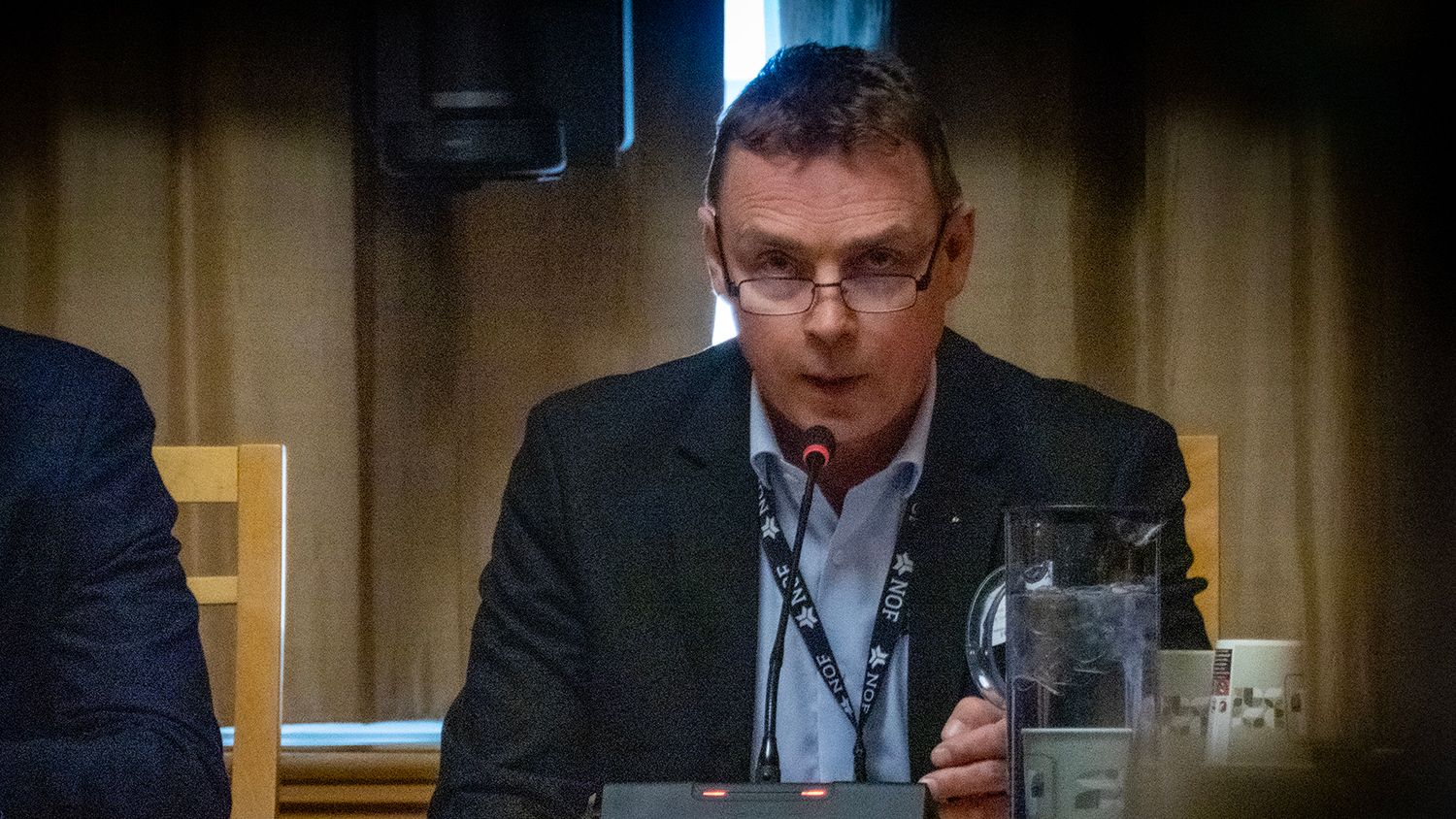 Nestleder Arne-Markus Svendsen kom i sitt innlegg med flere viktige innspill til høringen. Foto: Torgrim Halvari