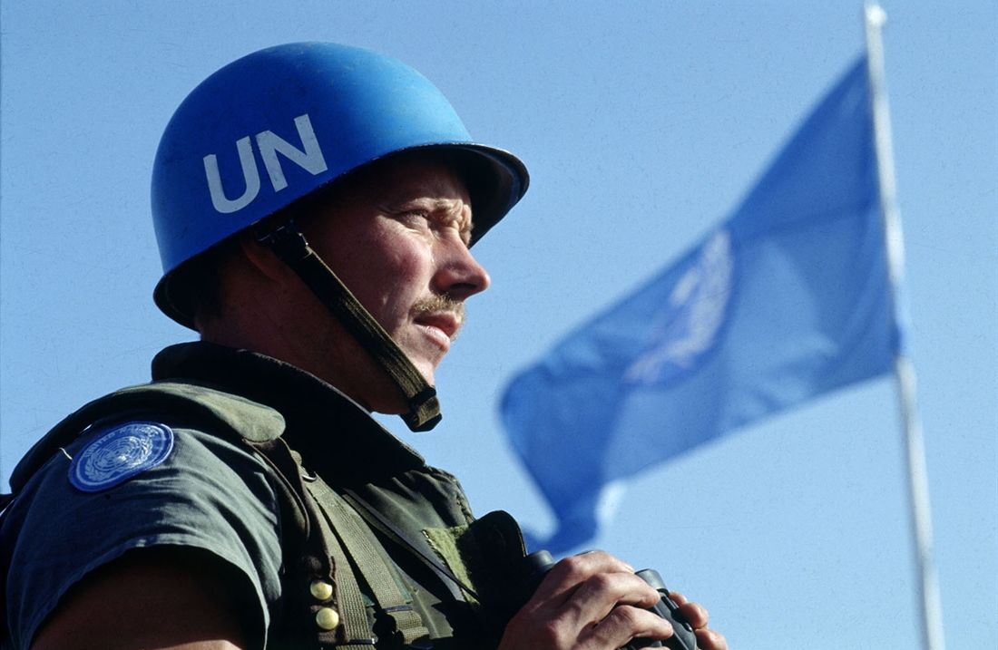 Bilde av en FN-Soldat