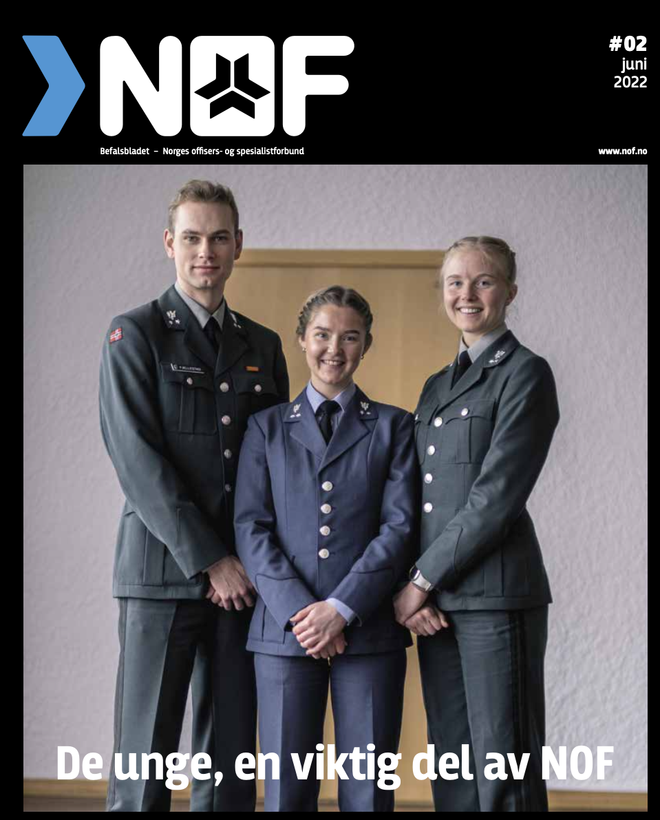 Forsidebilde fra Befalsbladet juni 2022