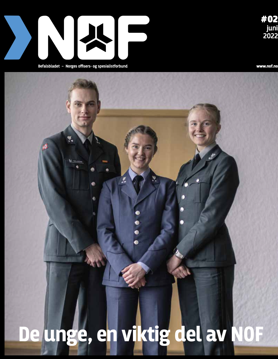 Forsidebilde fra Befalsbladet juni 2022