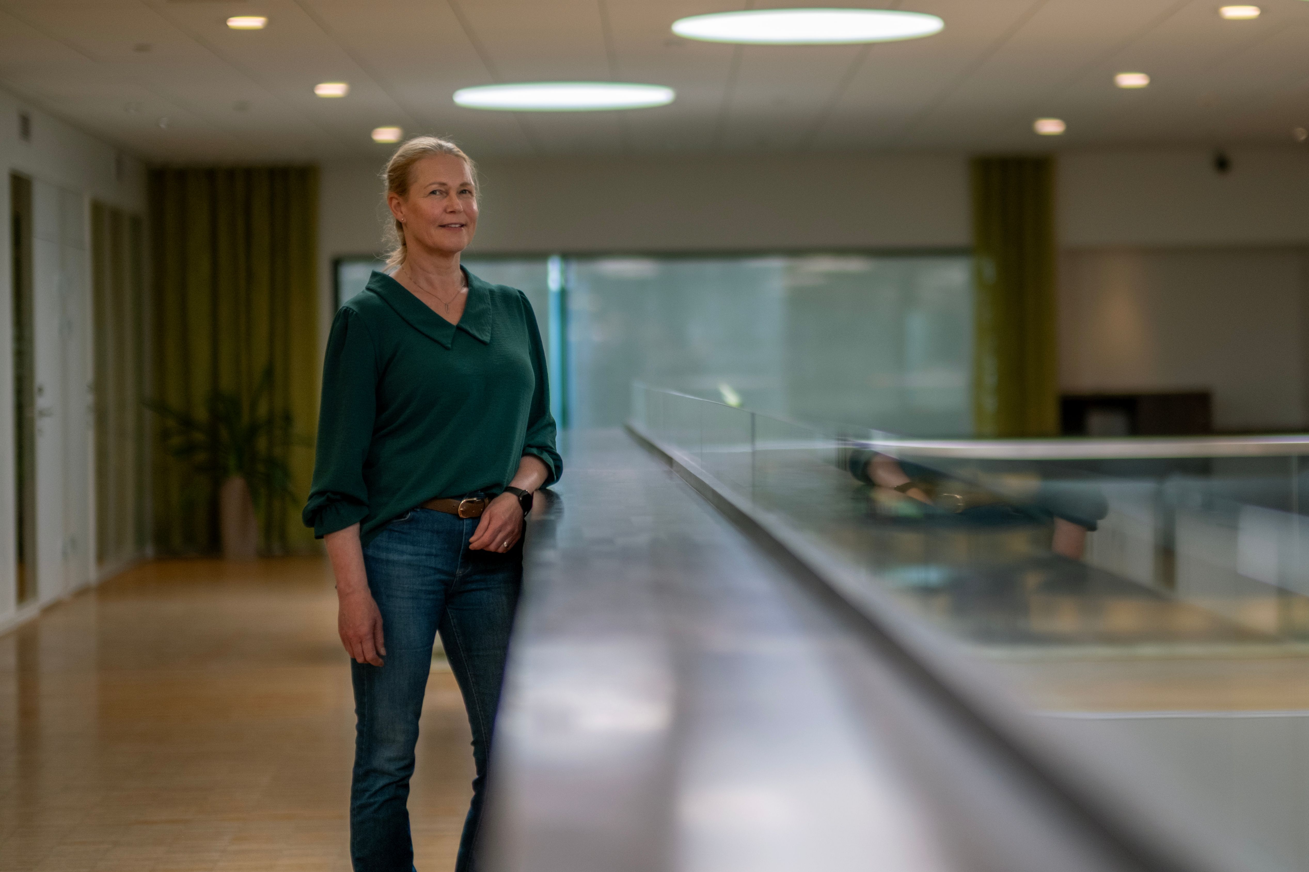 Line Svingen takker NOF for den hjelpen forbundet har gitt henne. Foto: Torgrim Halvari