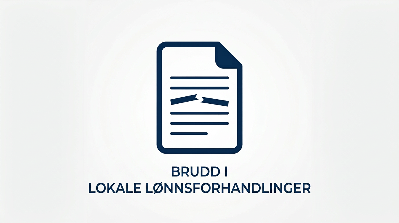 Brudd i lokale lønnsforhandlinger