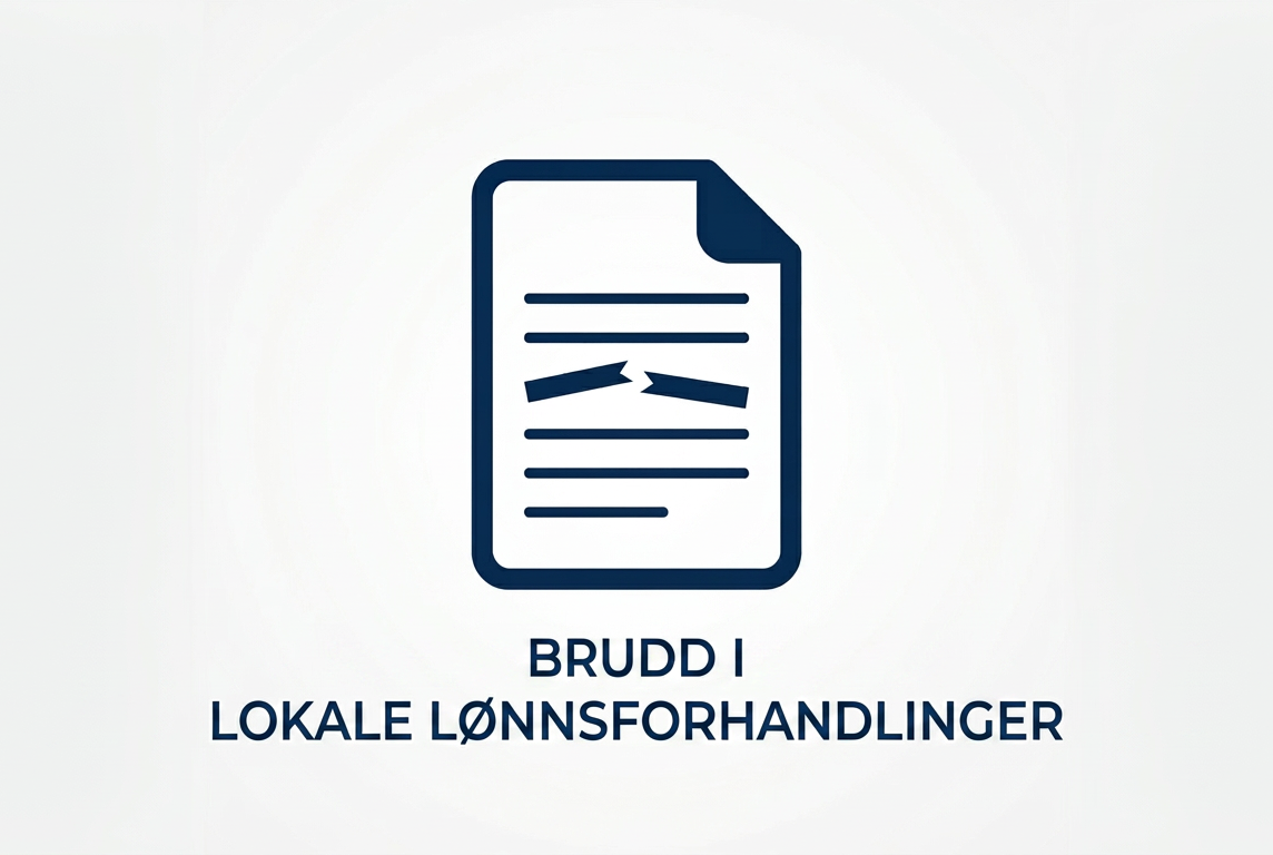 Brudd i lokale lønnsforhandlinger