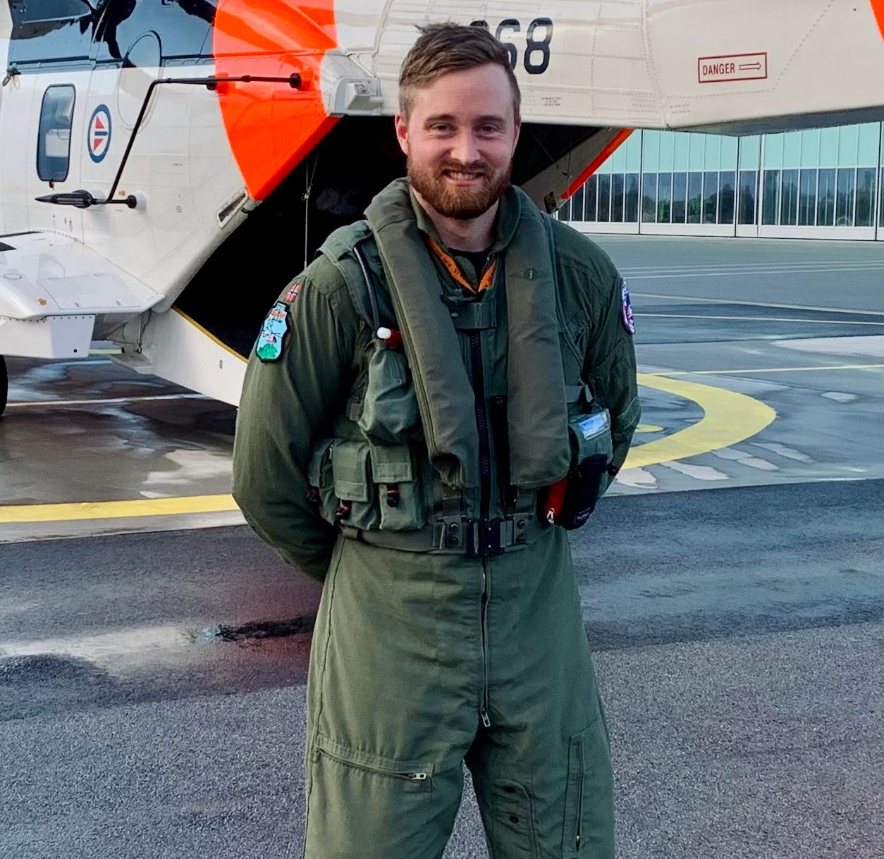 Helekopter-pilot i redningstjenesten