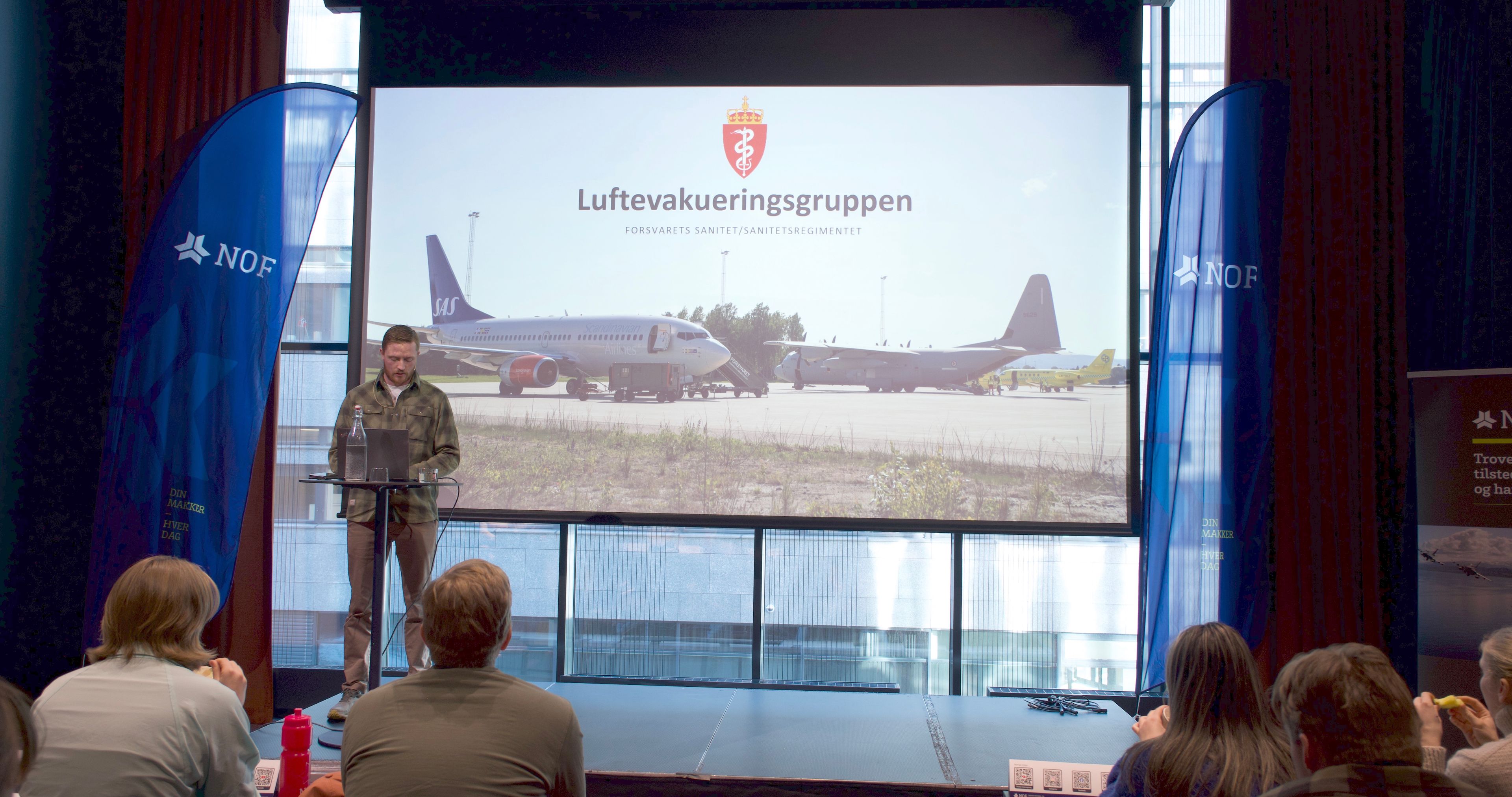 Luftevakueringsgruppen, Forsvarets sanitet