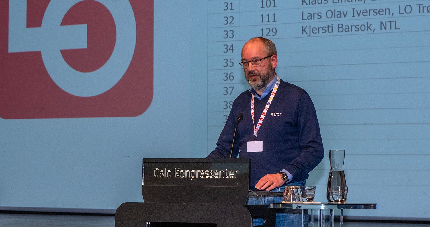 Forbundleder i Norges offisers og spesialistforbund Torbjørn Bongo