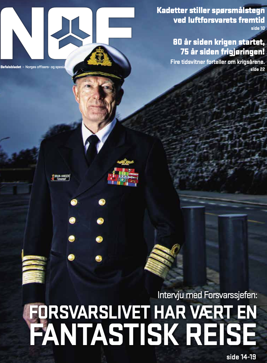 Forsidebilde av Offisersbladet, ugtave 1