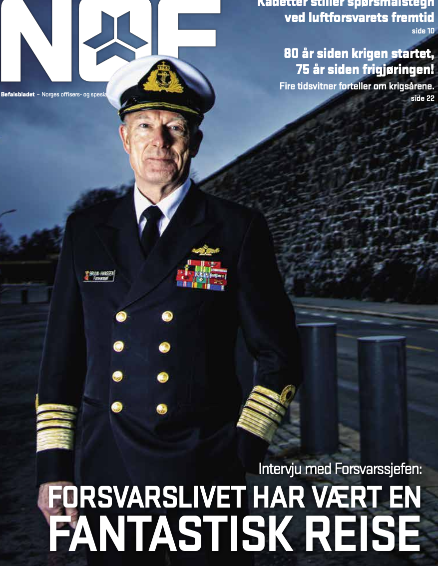 Forsidebilde av Offisersbladet, ugtave 1