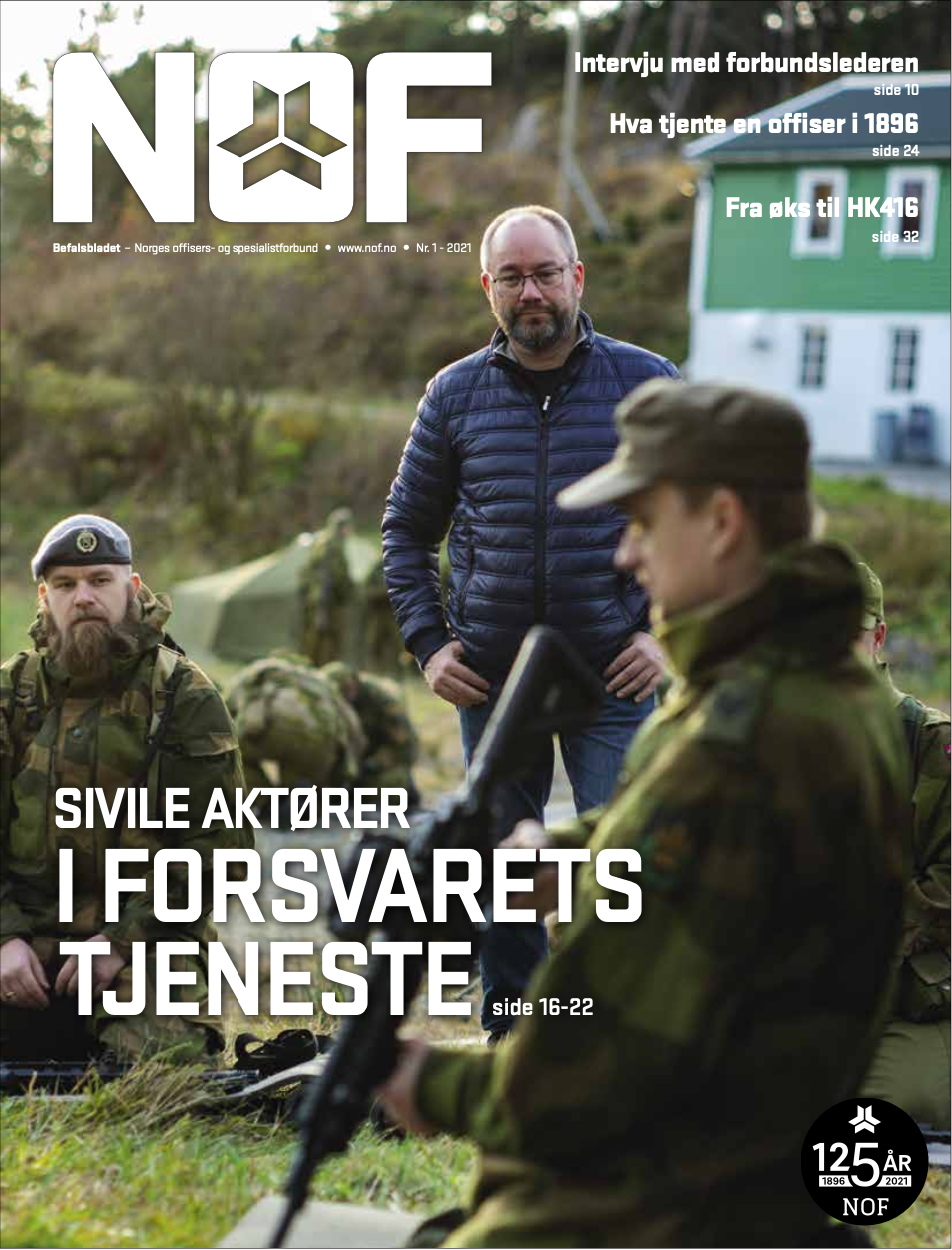 Forsidebilde av Offisersbladet, ugtave 1