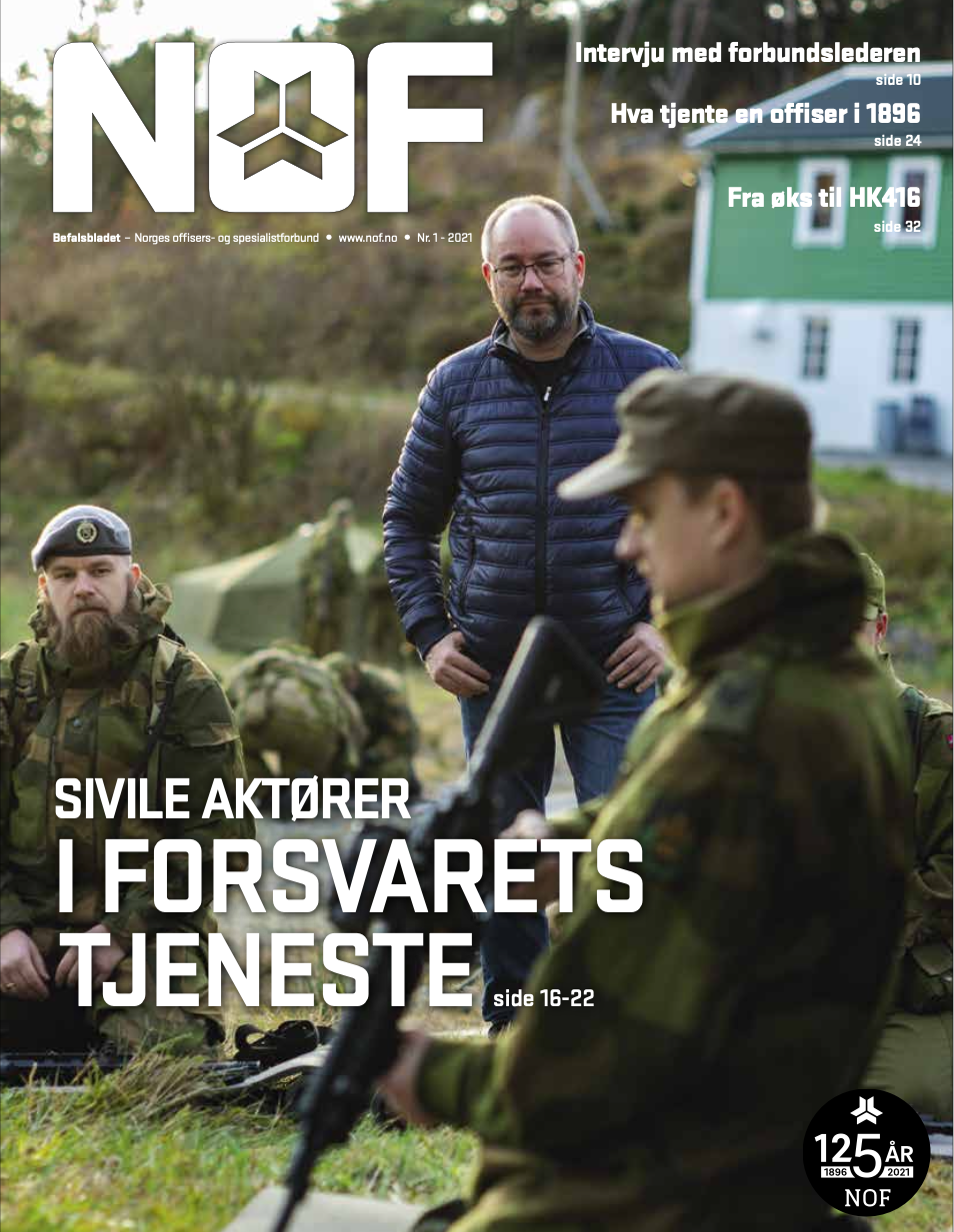 Forsidebilde av Offisersbladet, ugtave 1