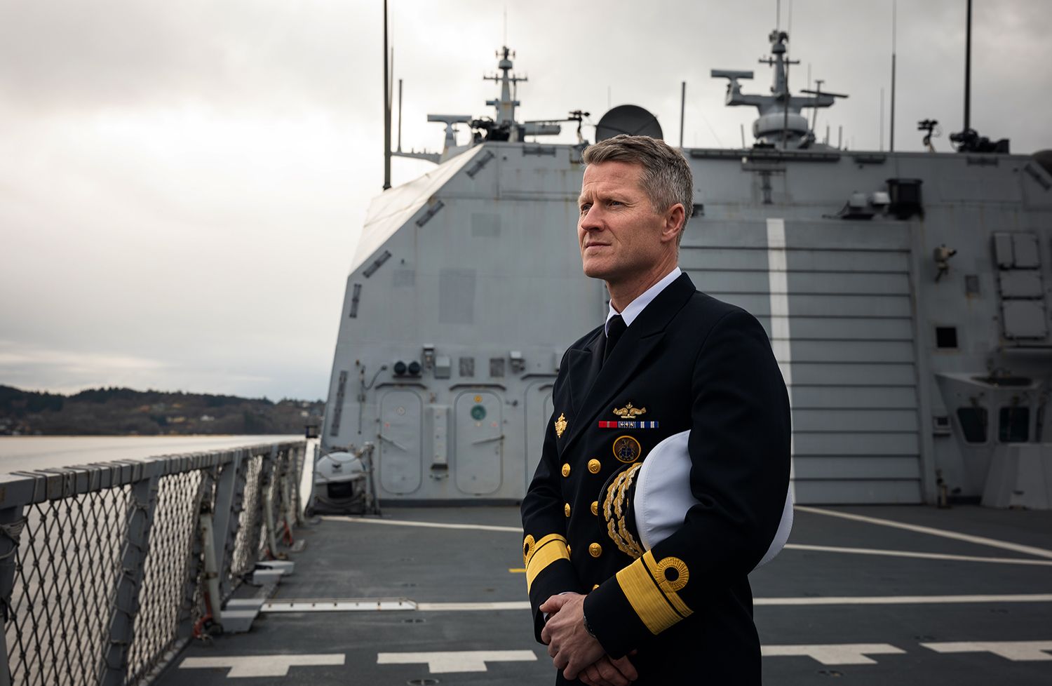 tekst: Sjef Sjøforsvaret Kontreadmiral Oliver Berdal. Foto: Ørjan Andreassen / Forsvaret