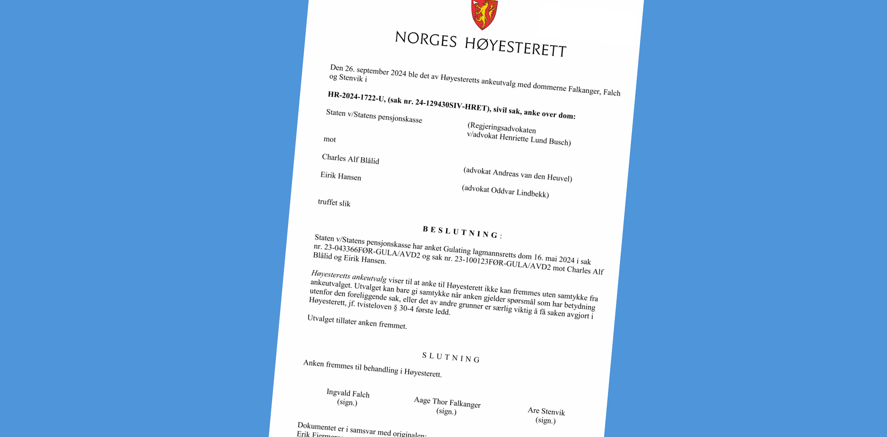 Hovedbilde for artikkelen: "Pensjon på ATF tilleggene – status"