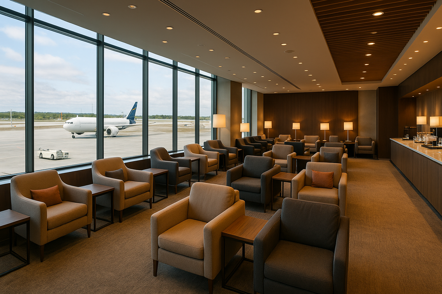 Hovedbilde for artikkelen: "Tilgang til lounge ved flyforsinkelser, fordel for NOF-medlemmer"