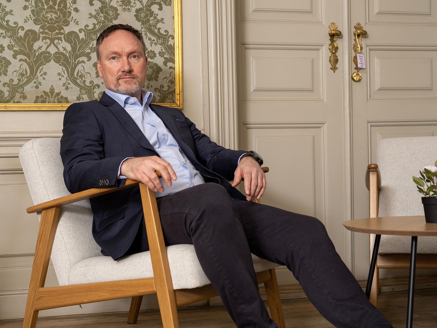 Kenneth Bergland er en av NOF sine forhandlere. Forhandlingsavdelingen jobber alltid med medlemmenes og Forsvarets beste i tanke. Foto: Torgrim Halvari