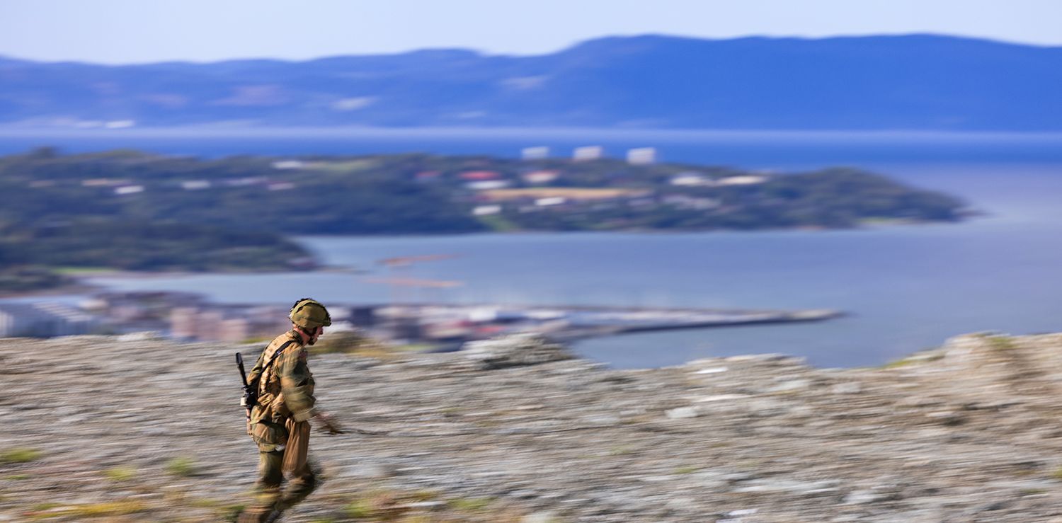 Løpende soldat