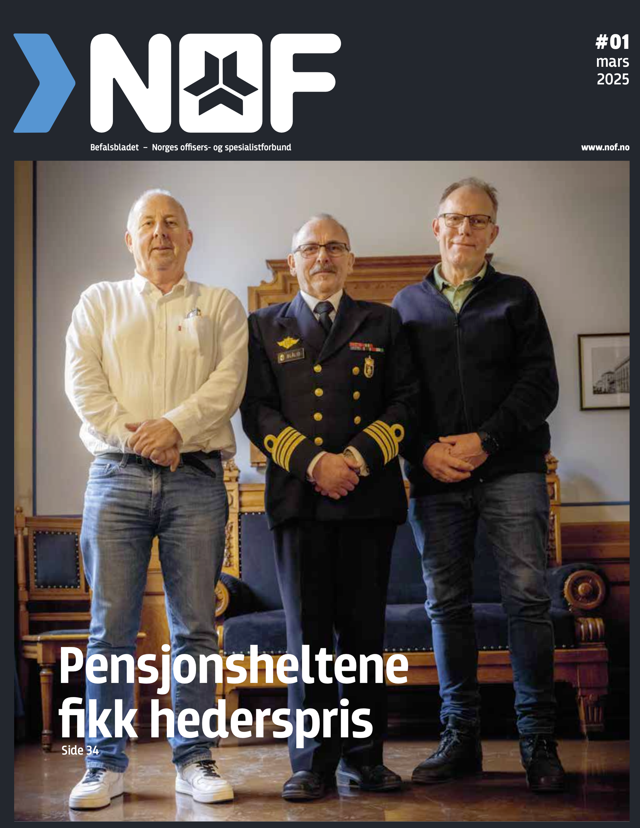 Forsidebilde befalsbladet mars 2025