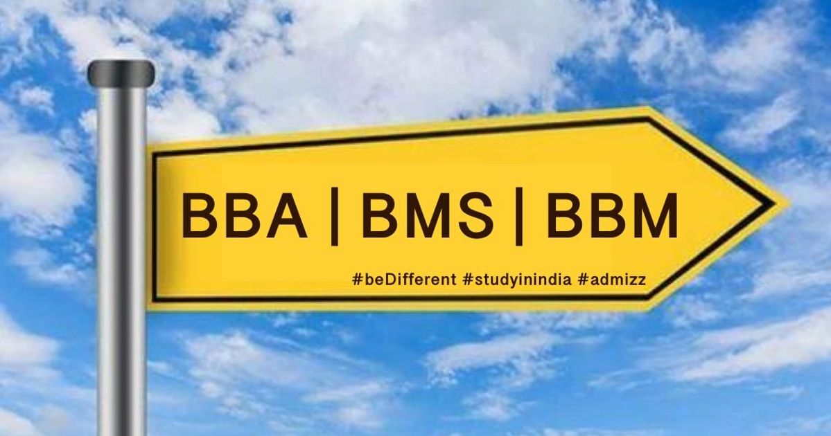 Difference between BBA, BMS and BBM